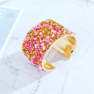 Crystal rhinestone cuff bracelet